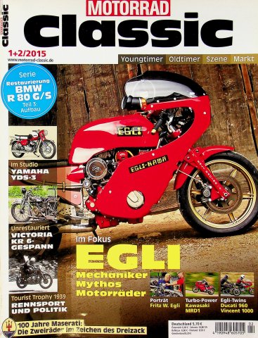 Deckblatt Motorrad Classic (01/2015)